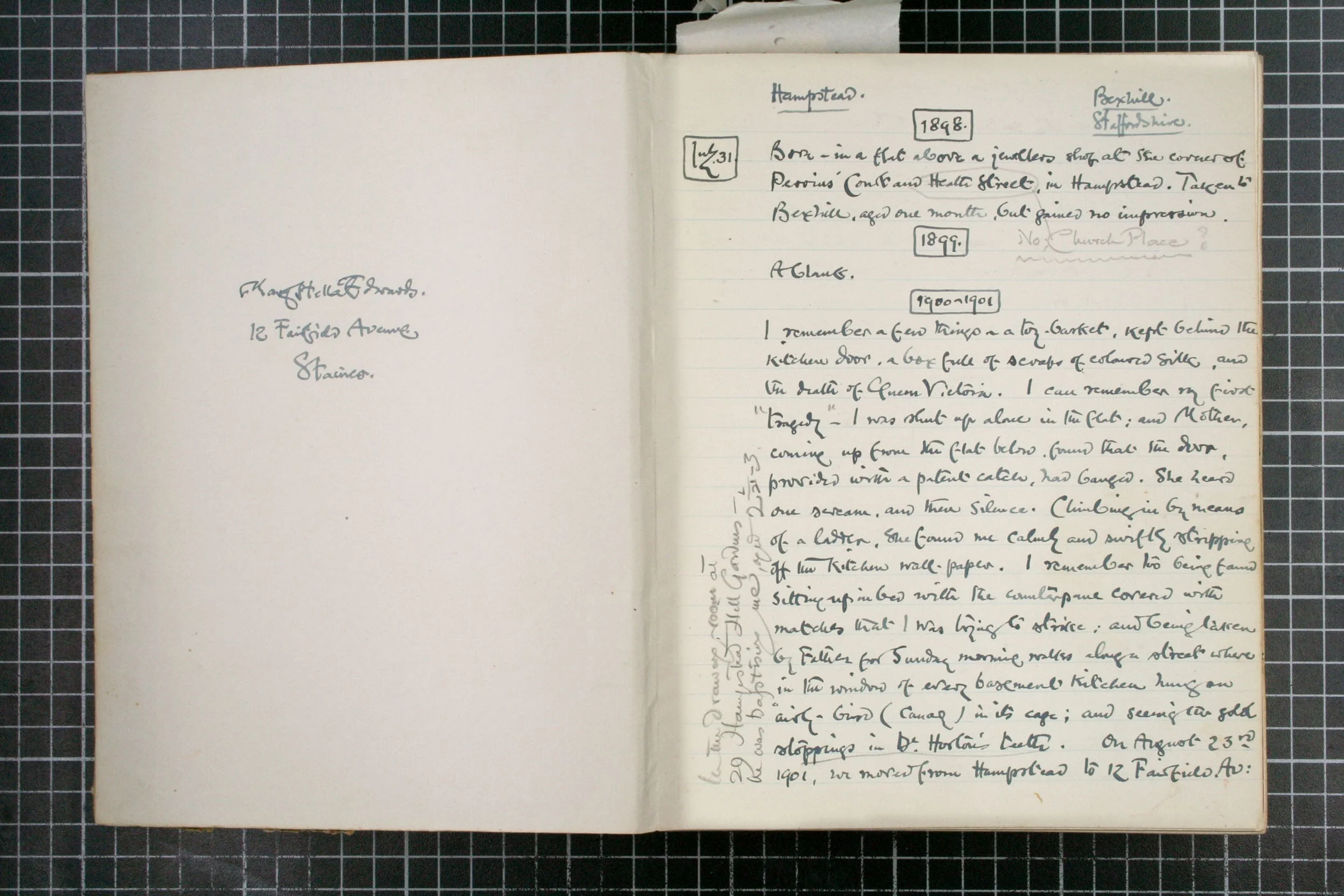 One of the Mary Stella Edwards Diaries