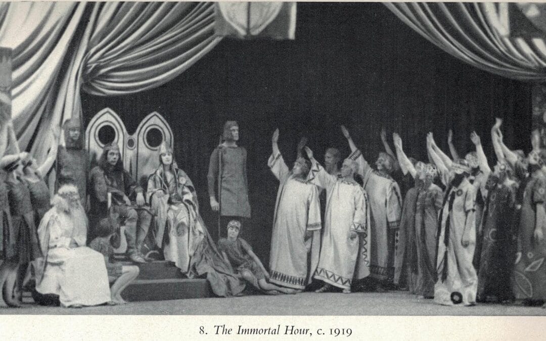 Photo from the 1919 production of The Immortal Hour